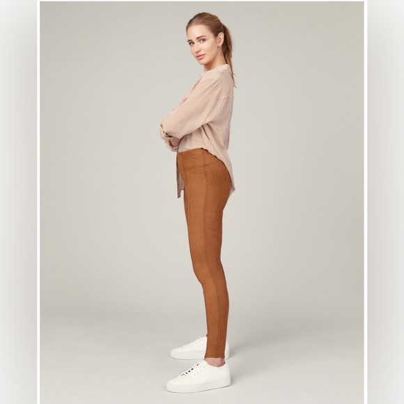 Spanx suede leggings NWT. Size Large. - Picture 5 of 9